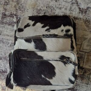 Stylish Black and White Men's Backpack